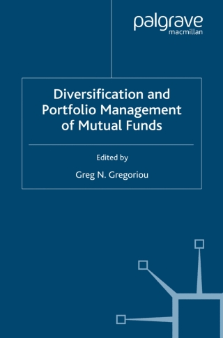 Cover image: Diversification and Portfolio Management of Mutual Funds 9780230019157