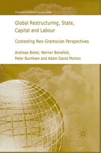 Imagen de portada: Global Restructuring, State, Capital and Labour 9781403992321