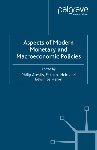 Cover image: Aspects of Modern Monetary and Macroeconomic Policies 9780230007932