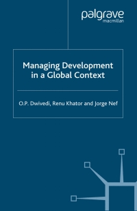 Cover image: Managing Development in a Global Context 9781349279470