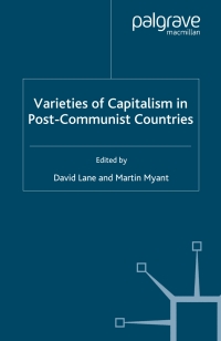 Titelbild: Varieties of Capitalism in Post-Communist Countries 9781403996411