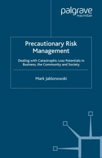 Cover image: Precautionary Risk Management 9781349284825