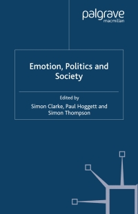 Titelbild: Emotion, Politics and Society 9781403996817