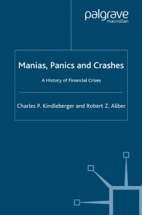 Cover image: Manias, Panics and Crashes 5th edition 9781403936516