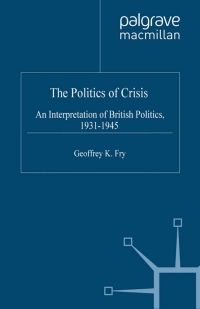 Immagine di copertina: The Politics of Crisis 9780333726198