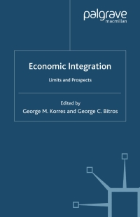 Imagen de portada: Economic Integration 1st edition 9780333724729