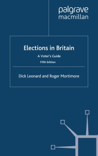 Titelbild: Elections in Britain 5th edition 9780333917992