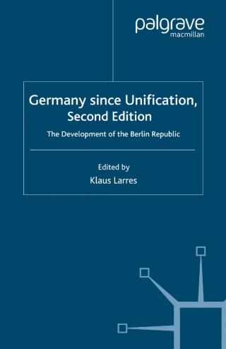 Imagen de portada: Germany since Unification 2nd edition 9780333918296