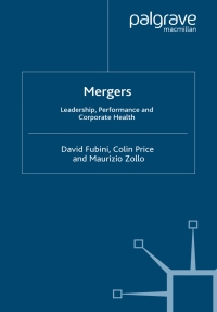 Omslagafbeelding: Mergers 9780230019720