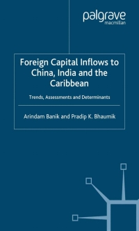 Titelbild: Foreign Capital Inflows to China, India and the Caribbean 9781403900401