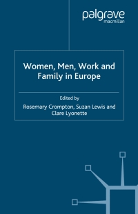 Imagen de portada: Women, Men, Work and Family in Europe 9781403987198