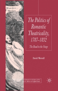 Titelbild: The Politics of Romantic Theatricality, 1787-1832 9780230518025