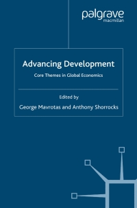 表紙画像: Advancing Development 9780230019027