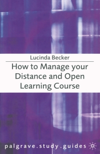 Omslagafbeelding: How to Manage your Distance and Open Learning Course 1st edition 9781403921529