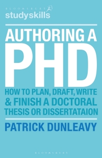 Omslagafbeelding: Authoring a PhD 1st edition 9781403905840