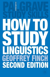 Imagen de portada: How to Study Linguistics 2nd edition 9781403901064