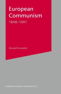 Cover image: European Communism 1st edition 9780230802506