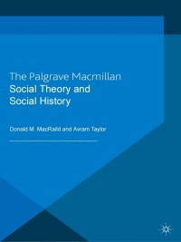 Cover image: Social Theory and Social History 1st edition 9780333947470