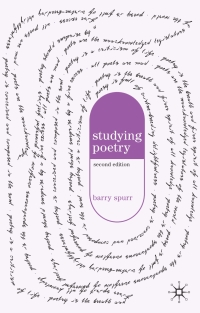 Imagen de portada: Studying Poetry 2nd edition 9781403945624