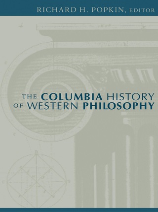 Imagen de portada: The Columbia History of Western Philosophy 9780231101288