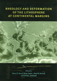 Omslagafbeelding: Rheology and Deformation of the Lithosphere at Continental Margins 9780231127387