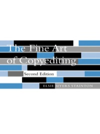 Cover image: The Fine Art of Copyediting 2nd edition 9780231124782