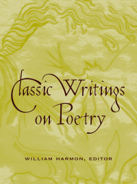 Cover image: Classic Writings on Poetry 9780231123709