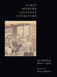 Cover image: Early Modern Japanese Literature 9780231516143