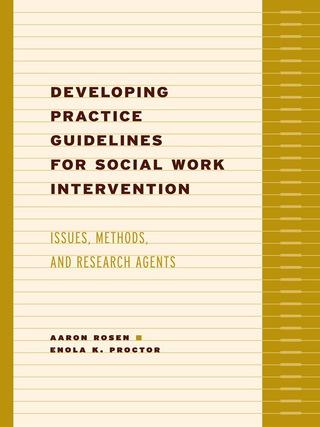 Imagen de portada: Developing Practice Guidelines for Social Work Intervention 9780231123105