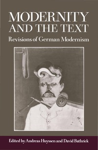 Cover image: Modernity and the Text 9780231066440