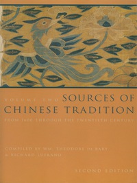 Cover image: Sources of Chinese Tradition 2nd edition 9780231112703