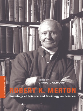 صورة الغلاف: Robert K. Merton 9780231151122