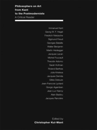 Cover image: Philosophers on Art from Kant to the Postmodernists 9780231140942