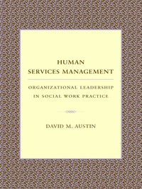 Titelbild: Human Services Management 9780231108362
