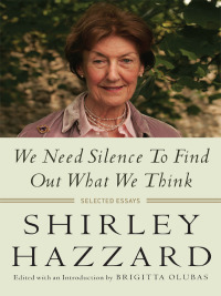 Cover image: We Need Silence to Find Out What We Think 9780231173261