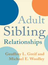 Cover image: Adult Sibling Relationships 9780231165167