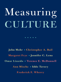 Cover image: Measuring Culture 9780231180283