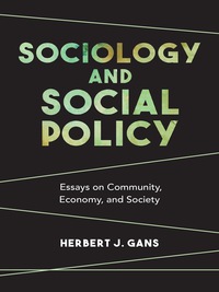 Cover image: Sociology and Social Policy 9780231183048