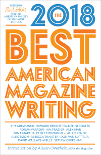 Imagen de portada: The Best American Magazine Writing 2018 9780231189996