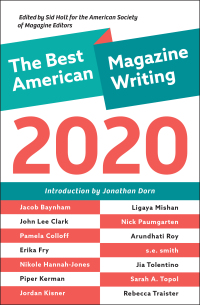 Cover image: The Best American Magazine Writing 2020 9780231198011