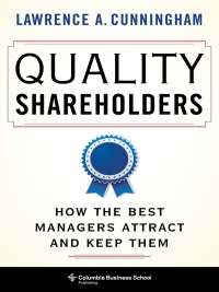 Immagine di copertina: Quality Shareholders 9780231198806