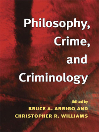 Cover image: Philosophy, Crime, and Criminology 9780252072895