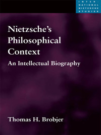 Omslagafbeelding: Nietzsche's Philosophical Context 9780252032455