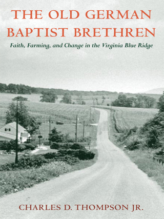 Cover image: The Old German Baptist Brethren 9780252073434