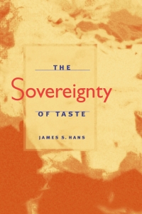 Cover image: The Sovereignty of Taste 9780252027123