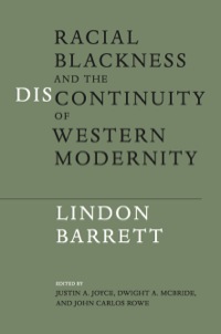 Cover image: Racial Blackness and the Discontinuity of Western Modernity 9780252038006