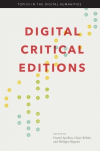 Cover image: Digital Critical Editions 9780252038402