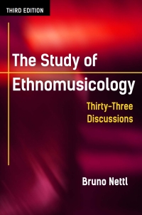 Cover image: The Study of Ethnomusicology 9780252039287