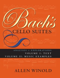 Cover image: Bach's Cello Suites, Volumes 1 and 2 9780253218964