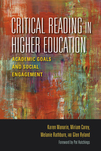 Immagine di copertina: Critical Reading in Higher Education 9780253018830
